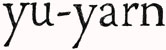 yu-yarn タイトルロゴ