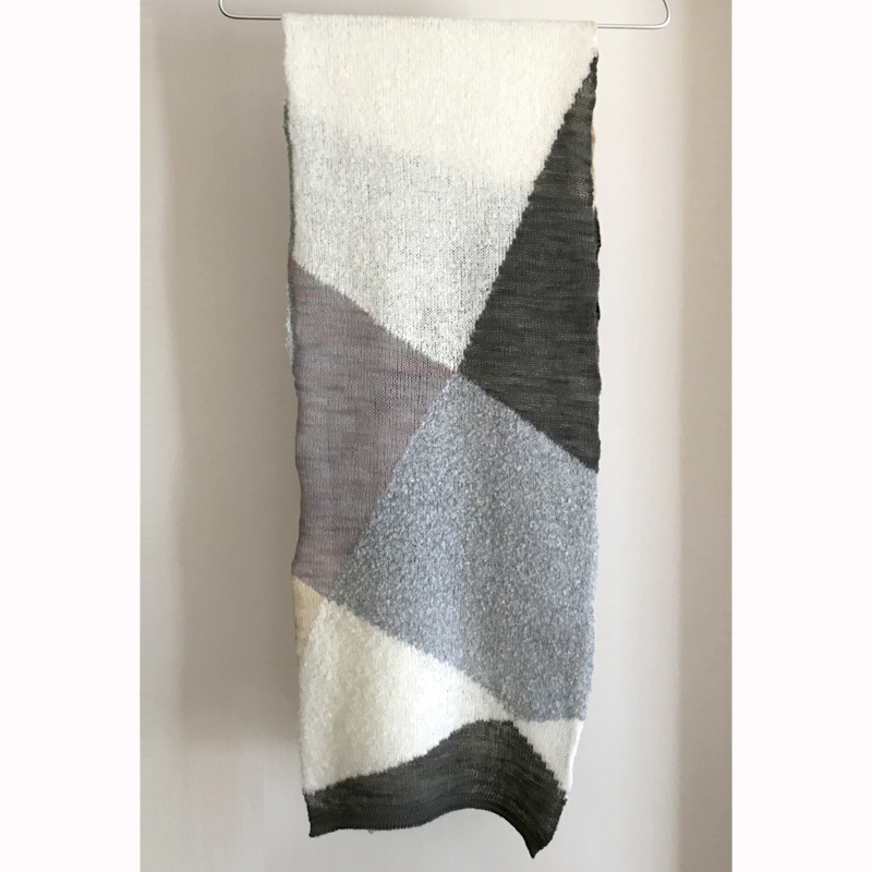 Intarsia Knit – crossing pattern | **yu-yarn**Original-yarn and 